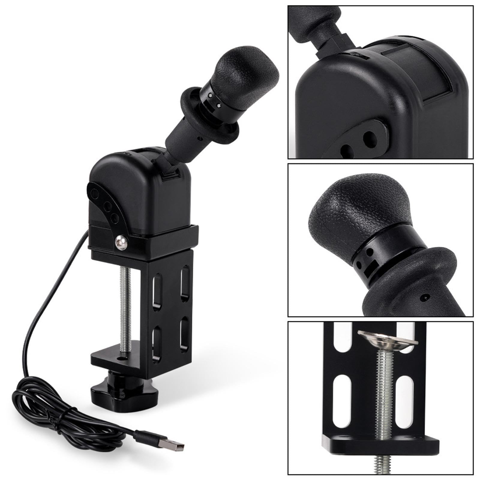 USB Handbremse für PC Race Game Simulator Gaming Zubehör mit Befestigungsclip Kompatibel mit G27 G29
