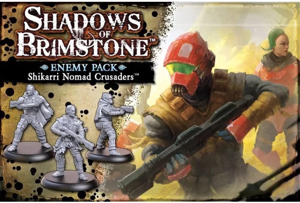 Flying Frog Productions Shadows of Brimstone: Shikarri Nomad Crusaders Enemy Pack