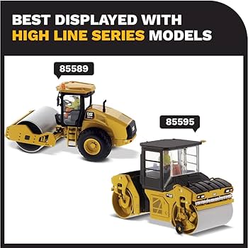 Amazon.com: Diecast Masters CAT Caterpillar CB-13 Tandem Vibratory