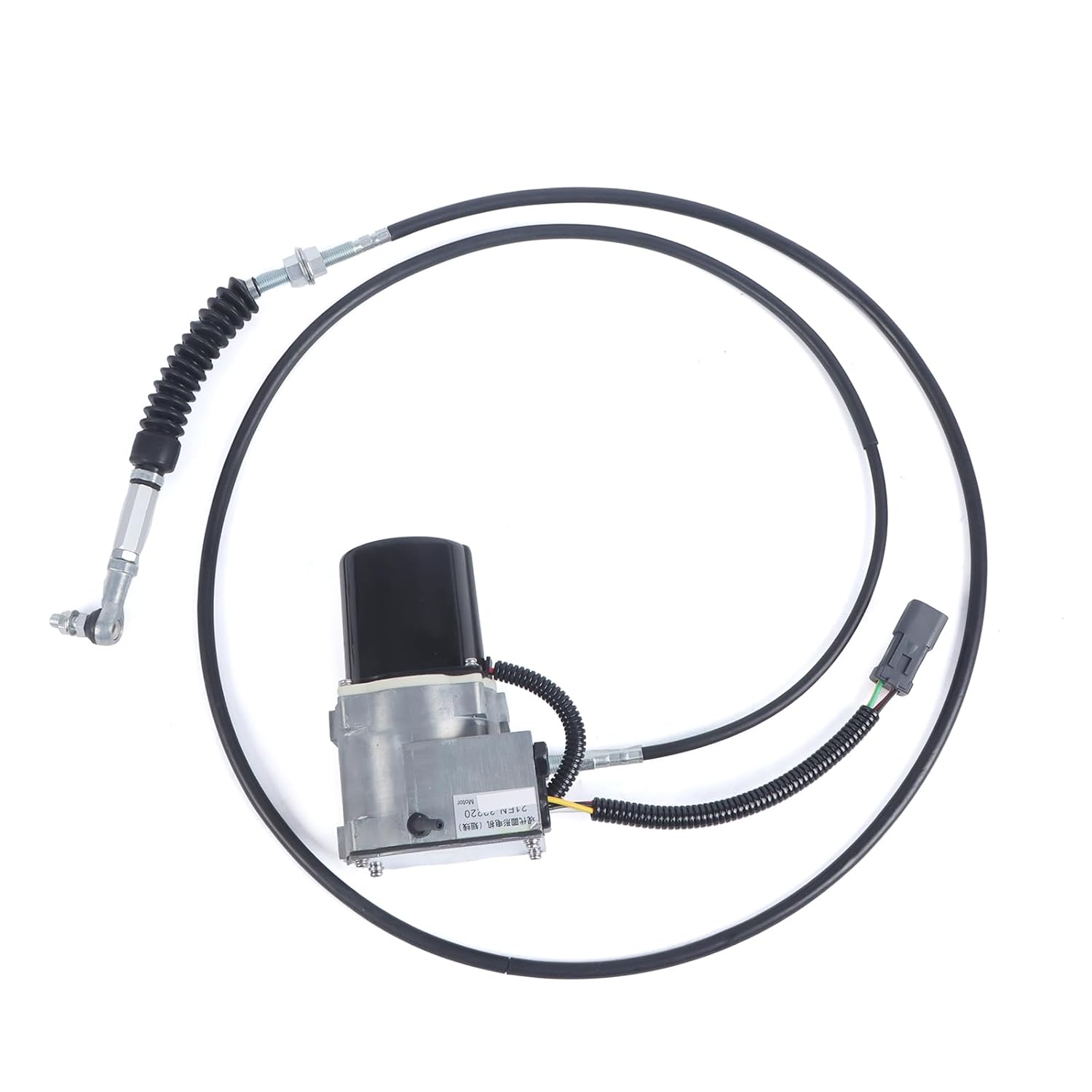 Throttle Motor, 21EN-32220 21EN32220 24V 1PC 5 Pin Stepper Throttle Motor Assembly Replacement for Excavator R220-7 R215-7C R210-7 R225-7 R210LC-7 R250LC-7 R300LC-7 R305LC-7 R140LC-7