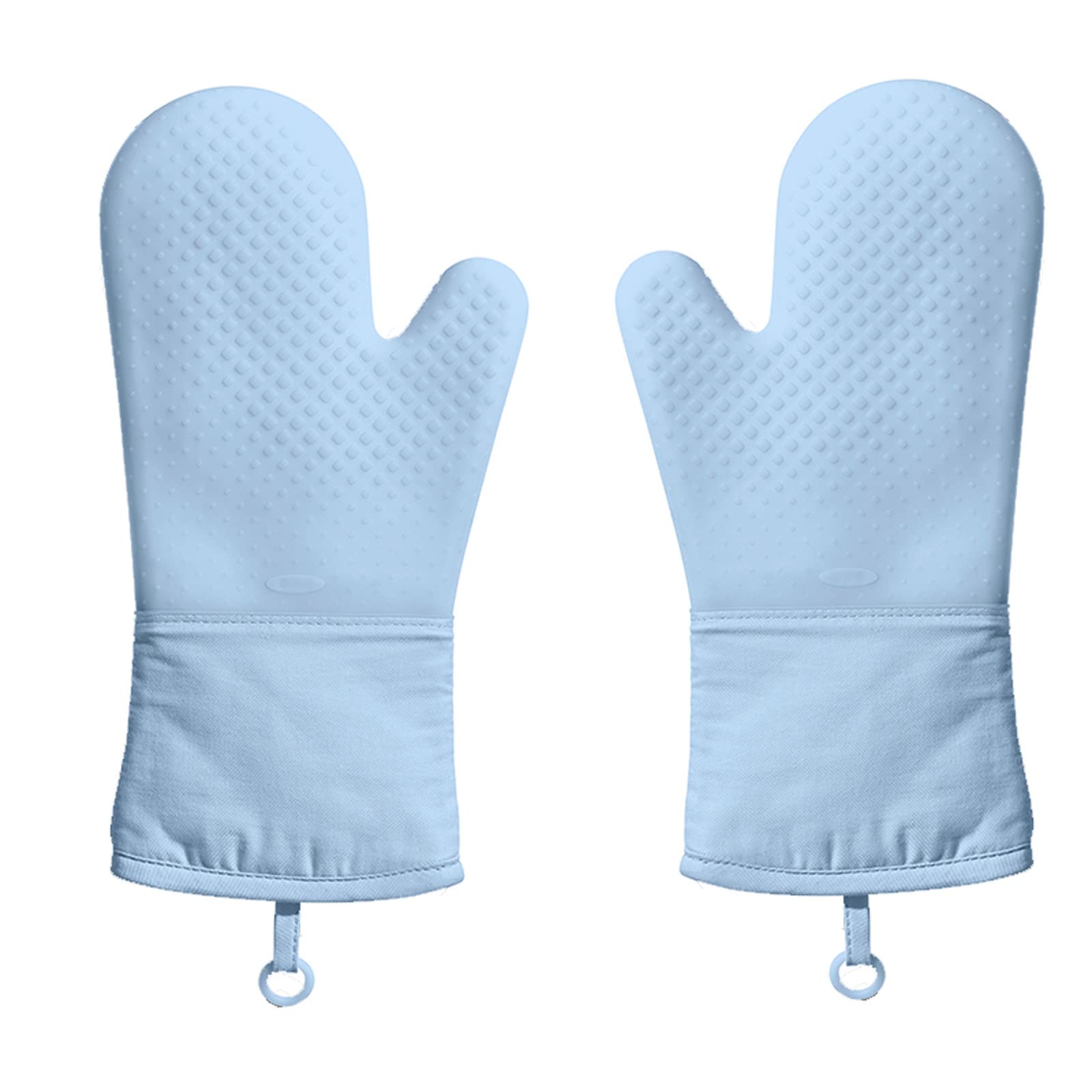Ofenhandschuhe Silikonhandschuhe, Grillhandschuhe, hitzebeständige Küchenhandschuhe, rutschfest, mit Umhängeband, Silikon-Ofenhandschuhe for Küche, Kochen, Backen Topfhandschuhe zum Kochen
