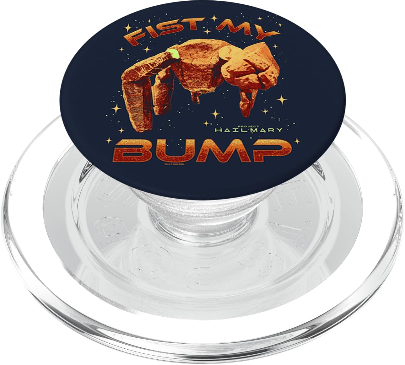 Project Hail Mary Fist My Bump Rocky The Alien Poster PopSockets PopGrip for MagSafe