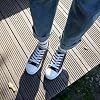 ZGR Womens White Tennis Shoes for Women,Low Tops Lace up Canvas Sneakers 4