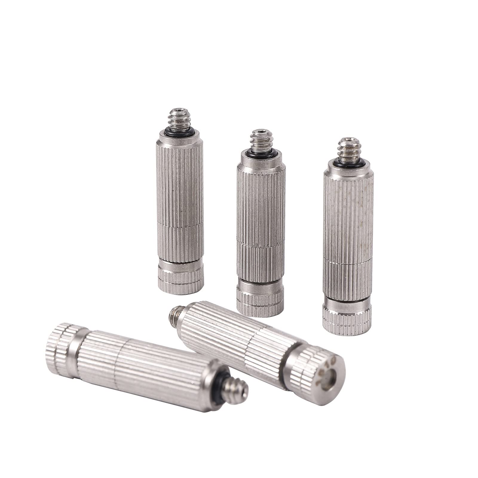 Gartengeräte 3/16" Sprühdüse Edelstahl Hochdruck-Nebeldüse Bewässerung Kühlung Befeuchtung Landschaftsbau Sprühgerät Bewässerungsausrüstung (Farbe: 0,3 mm)