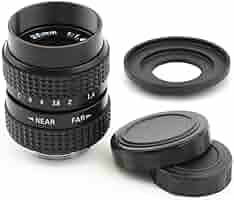 Amazon | (バシュポ) Pixco CCTVレンズ 25mm f/1.4 Cマウント