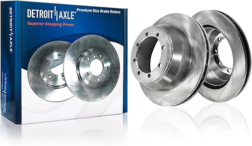 Miniatura 58 de Detroit Axle - Rotores de freno trasero para Nissan Maxima 350Z 370Z Infiniti G35 G25 G37 EX35 M35 M45 QX50 EX37 Q40 Reemplazo de frenos de disco
