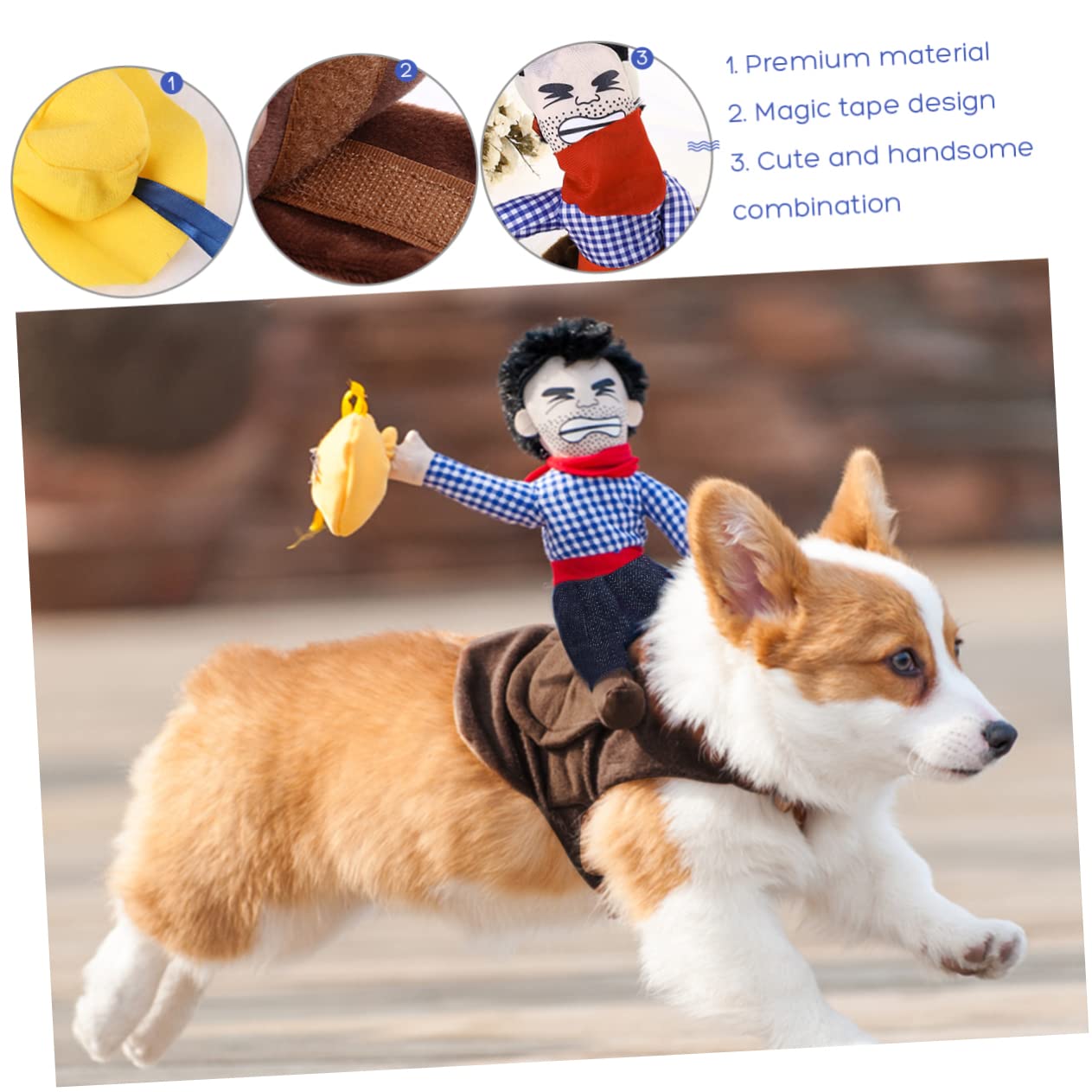 BESPORTBLE 3 Pz costume da compagnia costume da cucciolo da coniglio per cani abbigliamento cane vestitino cane abbigliamento per animali domestici da gatto personalità