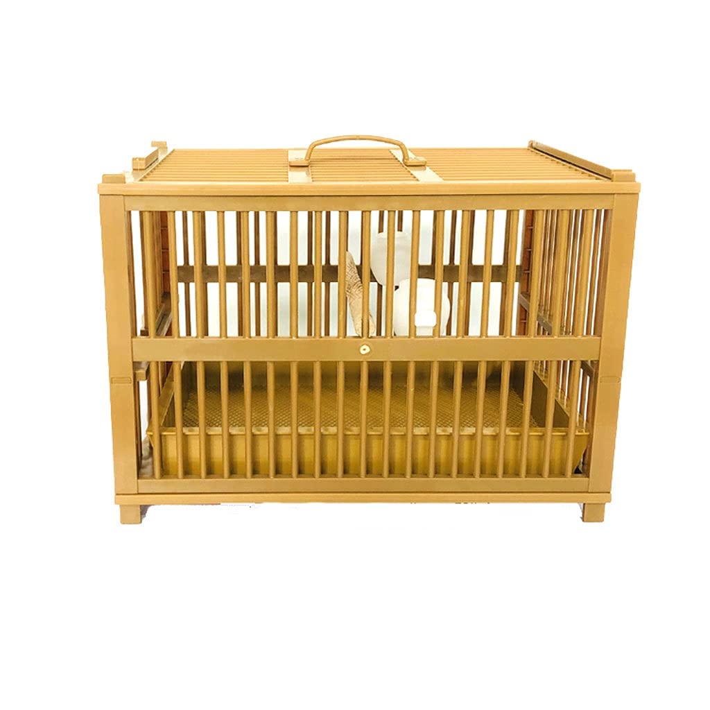 Cage à oiseaux en plastique lavable pour simplifier la toilette