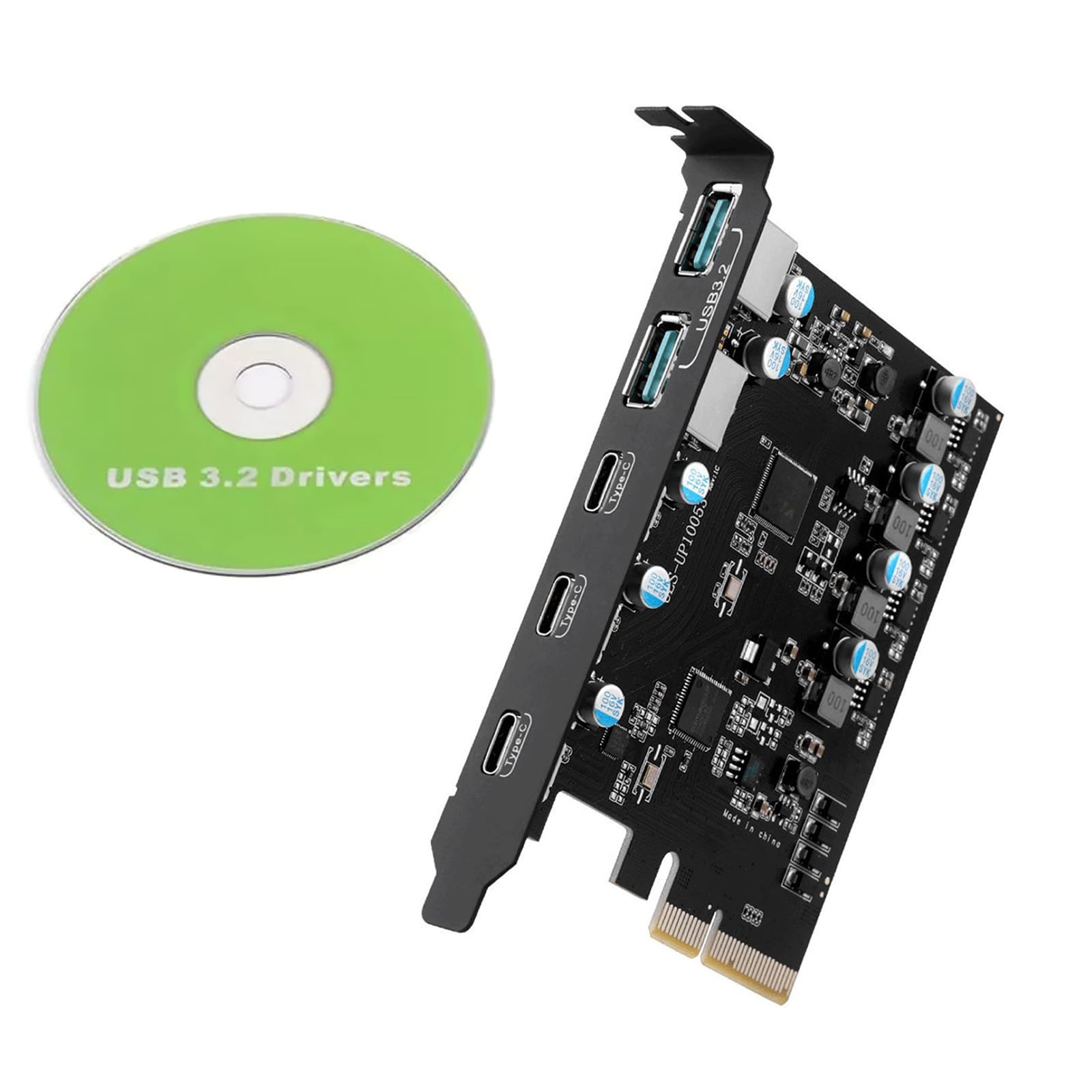 Replacement Expansion Card, 20 Gbps PCIe to USB 3.2 Gen 2 Expansion Card