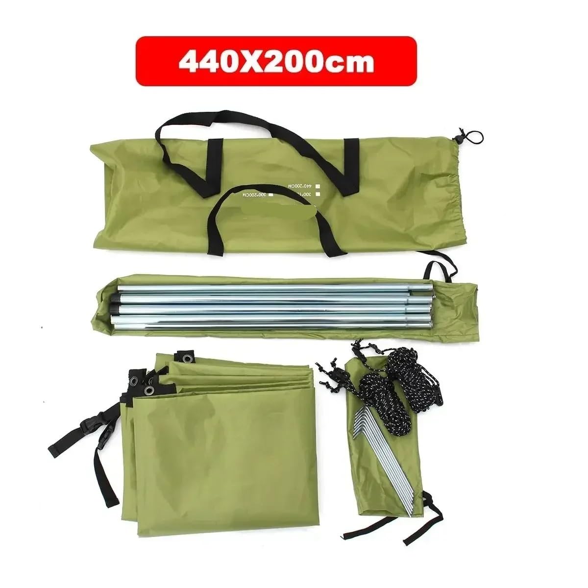 Toldo Caravana,Toldo Furgoneta Camper Tienda de campaña familiar for automóvil, SUV, techo lateral, refugio solar, toldo for coche, camión, parasol, anti-UV, impermeable, toldo for coche a prueba de l
