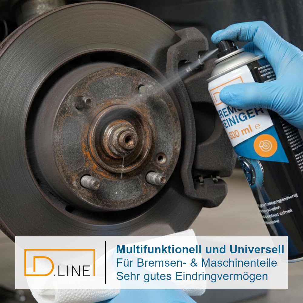 D.LINE Bremsenreiniger 5 Liter (1x 5 Liter)