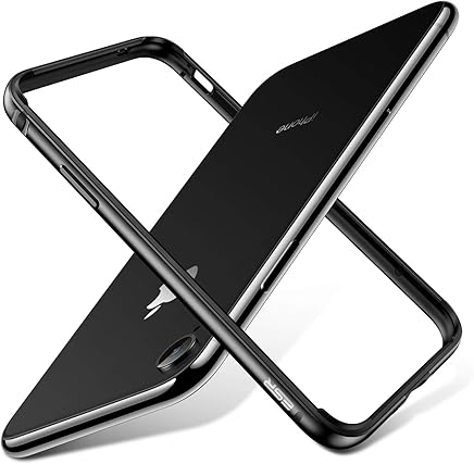 ESR Funda para iPhone XR, Bumper Aluminio iPhone XR con Suave TPU Interno [No Afecta Se?ales] [Protecci?n de Borde Elevado] Bumper Frame para Apple iPhone XR DE 6.1