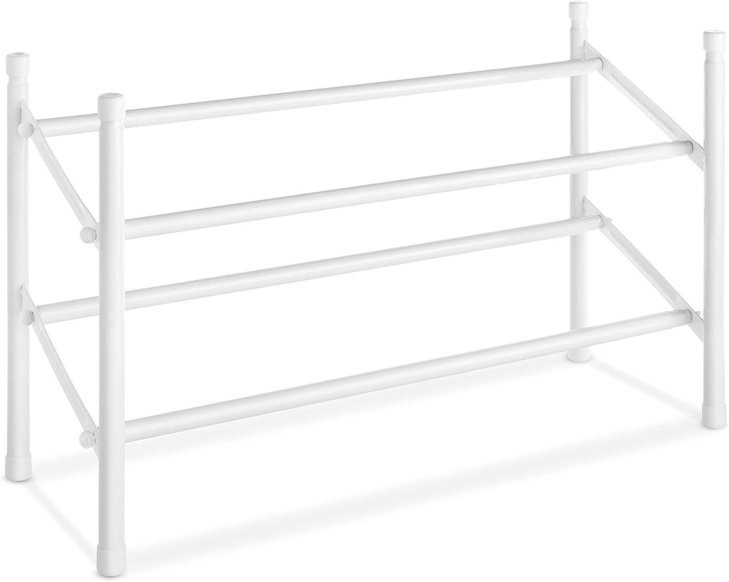 Whitmor 6023210 Expandable and Stackable Shoe Rack, White Amazon.ca Home