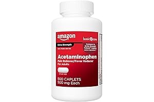Amazon Basic Care Amoxicilina Antibiotic 500mg para Adultos - 100 Cápsulas