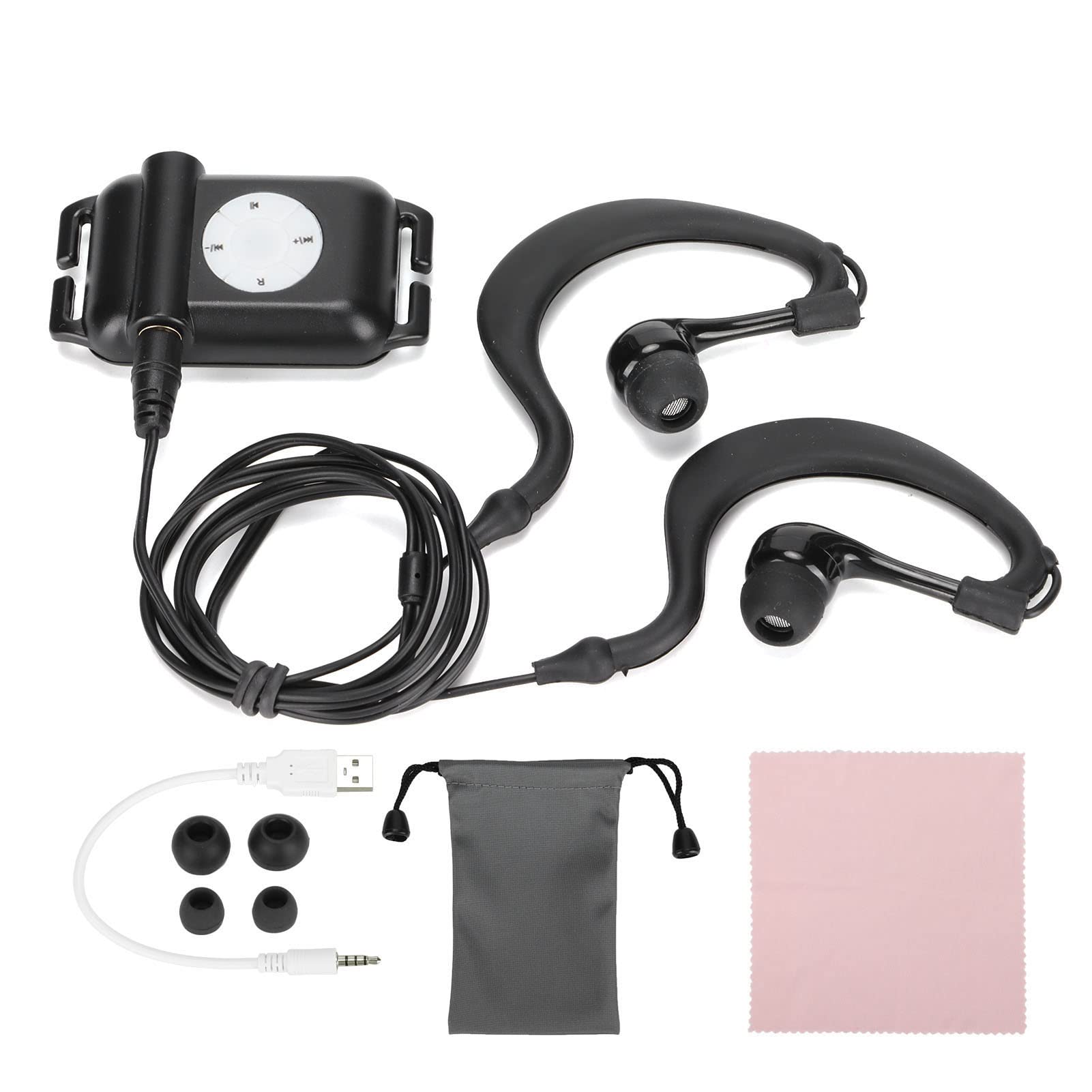Lecteur MP3 étanche pour la Natation, Lecteur de Musique étanche IPX8 avec Casque sous-Marin