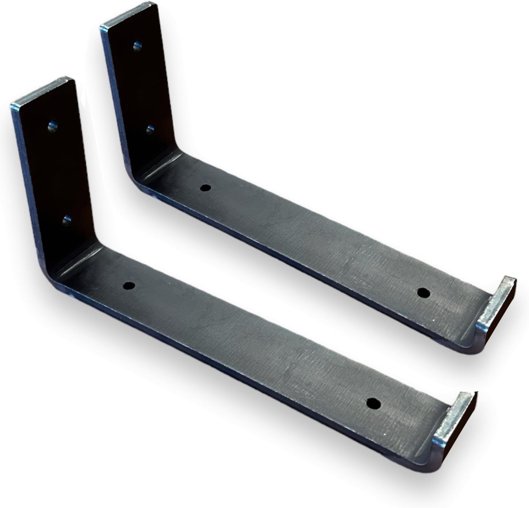 MKGT Rustic Shelf Brackets Scaffold Board 225mm Bracket x 2 Heavy Duty Industrial UK Made ® (225mm Up)
