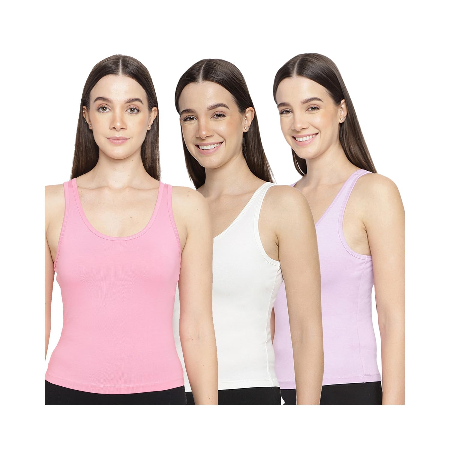 Women's Cotton Camisole - Soft Breathable Inner Camisole & Layering Top for Women, Sleeveless Slip for Under Kurti, Office, College-image-30