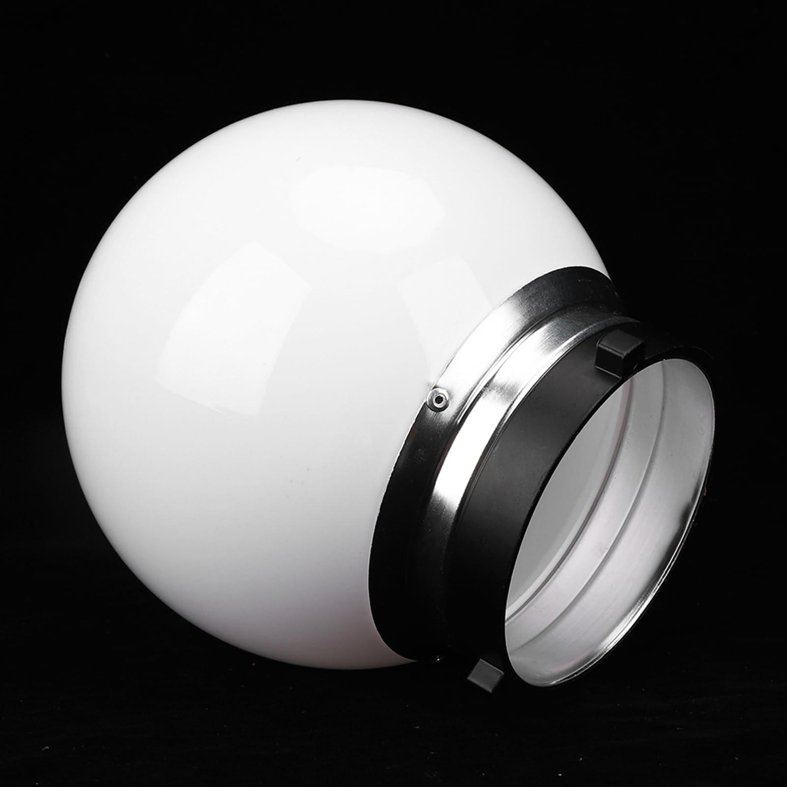 Sfera di Luce Morbida per Accessorio Fotografico, Diffusore Sferico Traslucido da 15 Cm Sfera di Luce Morbida per Accessorio Fotografico con Supporto Bowens