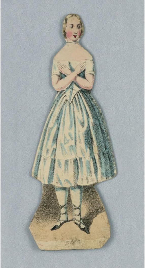 Jenny Lind “Swedish Nightingale” Paper Doll Set – Victorian Reproduction Collection
