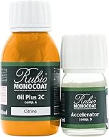 Vista 135 de Rubio Monocoat Aceite para Acabado de Madera 175 pies² - Puro Oil Plus 2C Aceite de Linaza para Madera Rápido de Secar, Ecológico para Uso