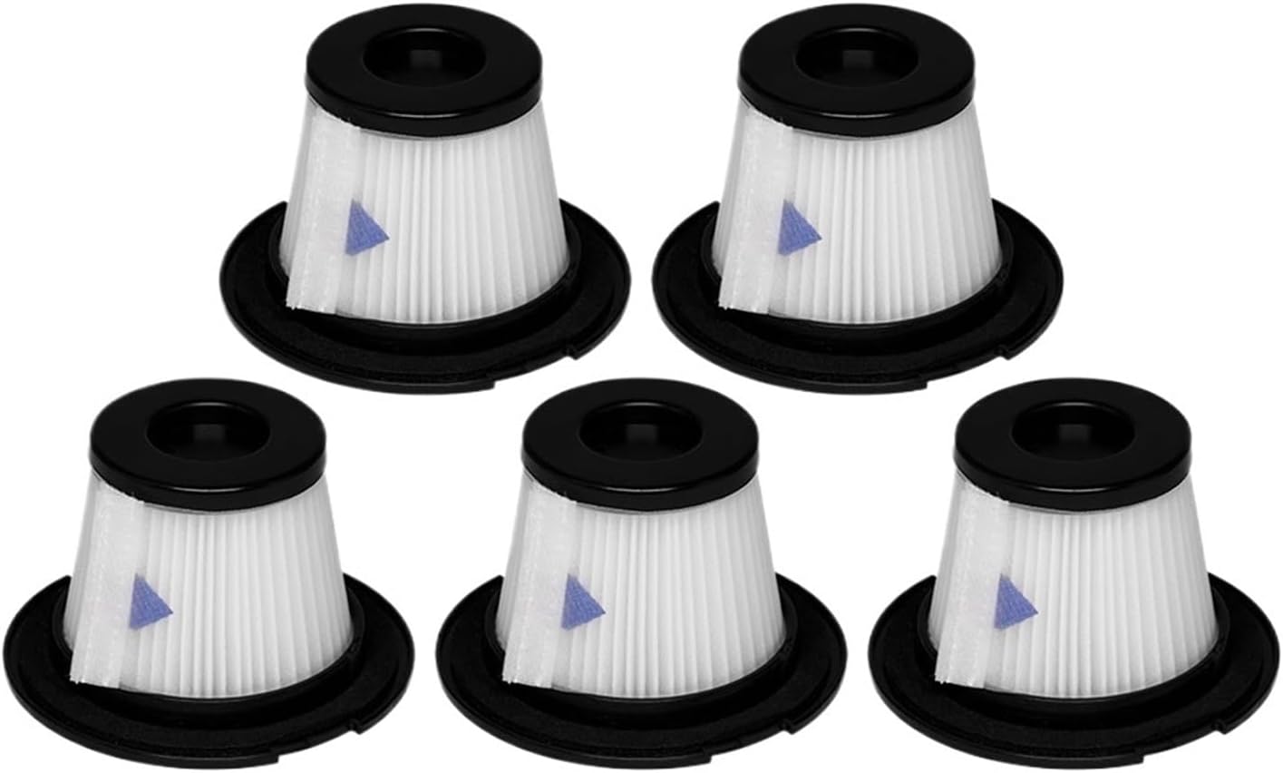 TEidea Compatible for Dibea T6 / C17 / T1 / SC4588 / Compatible for MOOSOO K17 Vacuum Cleaner Hepa Filter Replacement Part Accessory (Color : 10 Pcs)