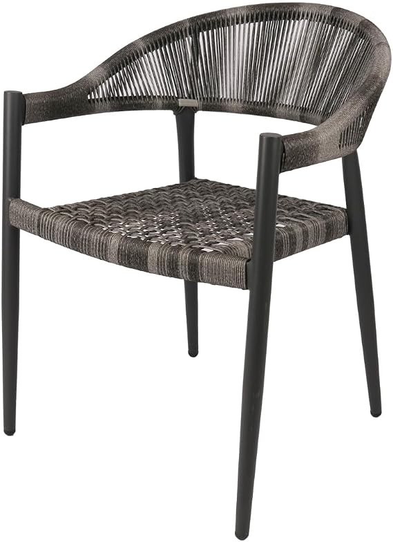 NewTechWood Woven Noir Outdoor Dining Chair