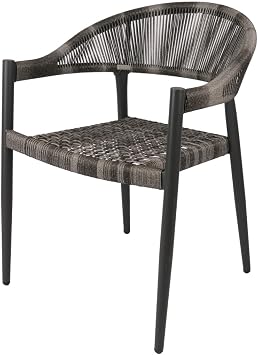 NewTechWood Woven Noir Outdoor Dining Chair