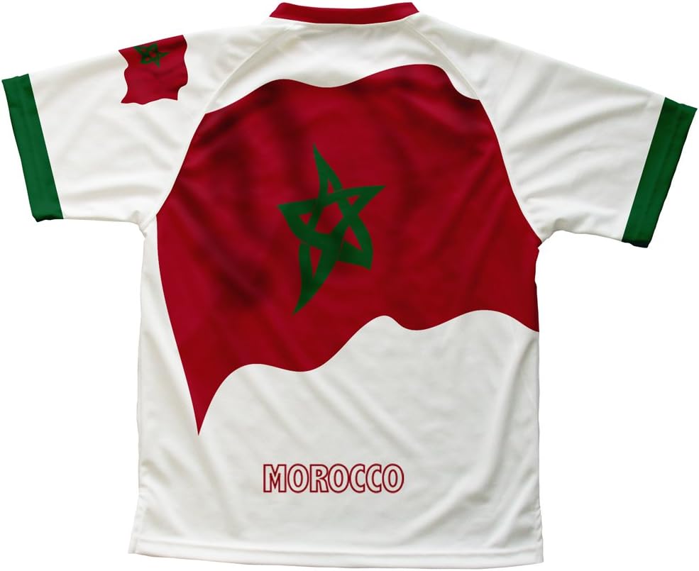ScudoPro Morocco Flag Technical T-Shirt for Men and Women