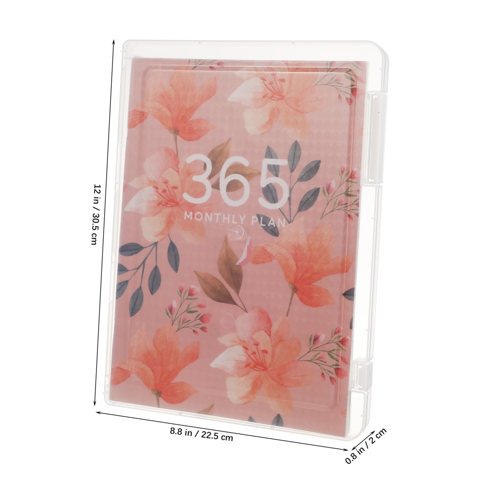 Sewroro 6 Stück-pack Dokumentenbox mit Deckel aus Kunststoff Transparente A4-aufbewahrungsbox für Zuhause und Schule Einfache Sicht