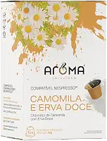 Aroma Selezione Cápsulas De Chá Camomila Com Erva Doce Compatível Com Nespresso Contém 10 Cápsulas