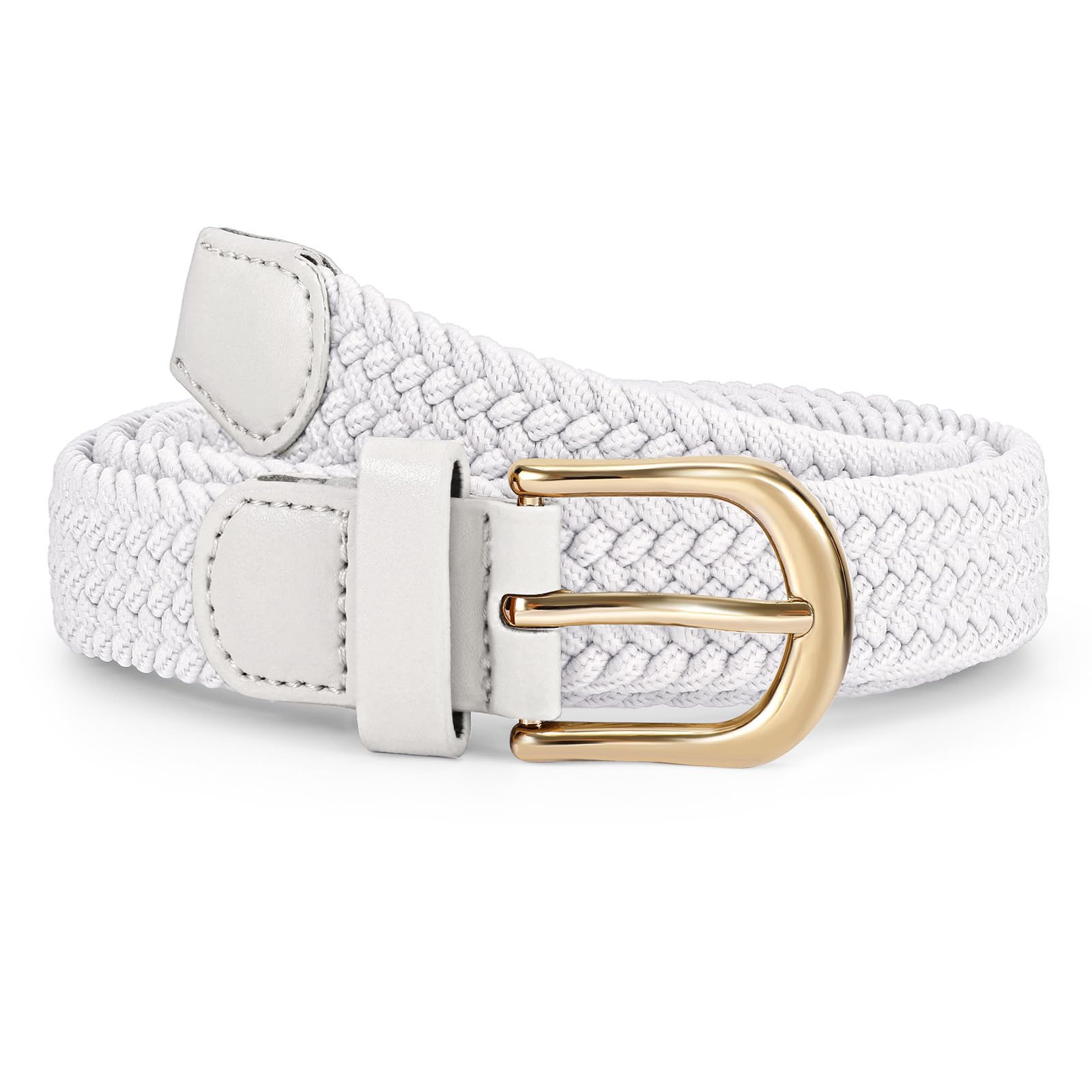 Women's Mesh Belt, 25mm Braided Rubber