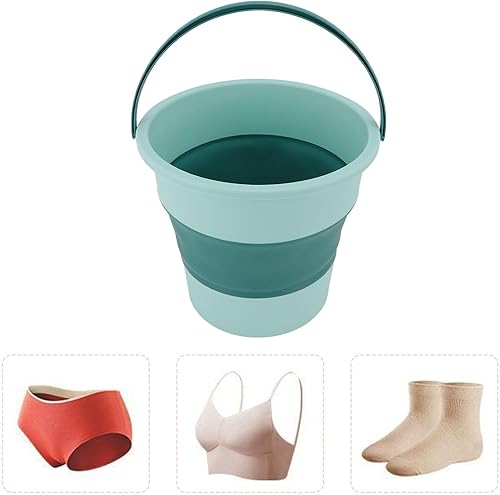 Miniatura 8 de Lavadora portátil plegable, mini lavadora para pequeñas cargas de lavandería, ahorro de espacio para viajes, dormitorio, apartamento y artículos de