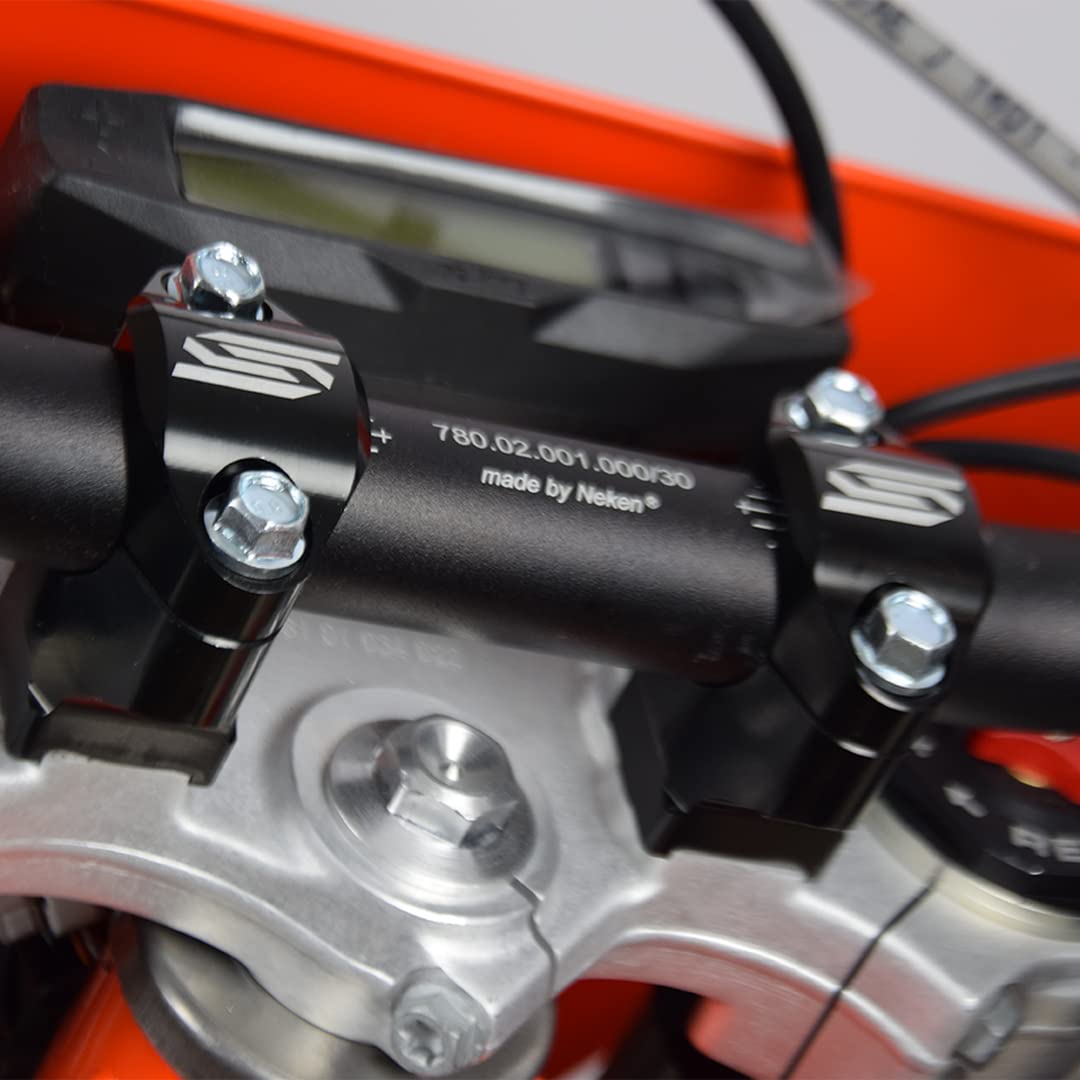 SCAR Torretas Manillar Ø28 Compatible con KTM EXC EXCF XCW XCFW TPI 85-500 BETA RR GASGAS MC MCF EC ECF EX EXF HUSQVARNA TE FE SHERCO SER SEFR