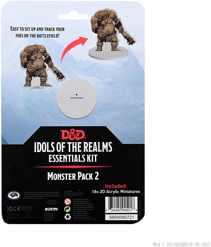 WizKids D&D Idols of The Realms: Essentials - Monster Pack - 2D Set 2