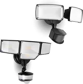 LUTEC LED Security Lights Motion Sensor Outdoor Lights with Night Light ...