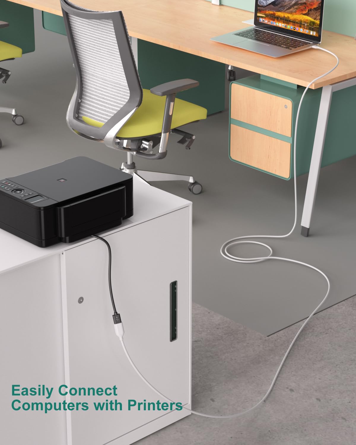 Cable alargador USB de 3 m, extralargo, tipo A macho a hembra, USB 2.0, cable de extensión USB A de carga y transferencia de datos para teclado, ratón, impresora, unidad flash, disco duro
