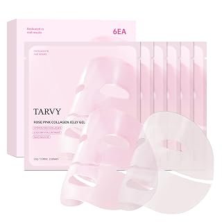 Collagen Jelly Gel Mask | Hydrating Overnight Hydrogel Mask | Face Masks Skincare for Glass Glow Skin- Elasticity, Hydrating, Firming and Moisturizing, 28gx6ea - Amazon product rated Grade B