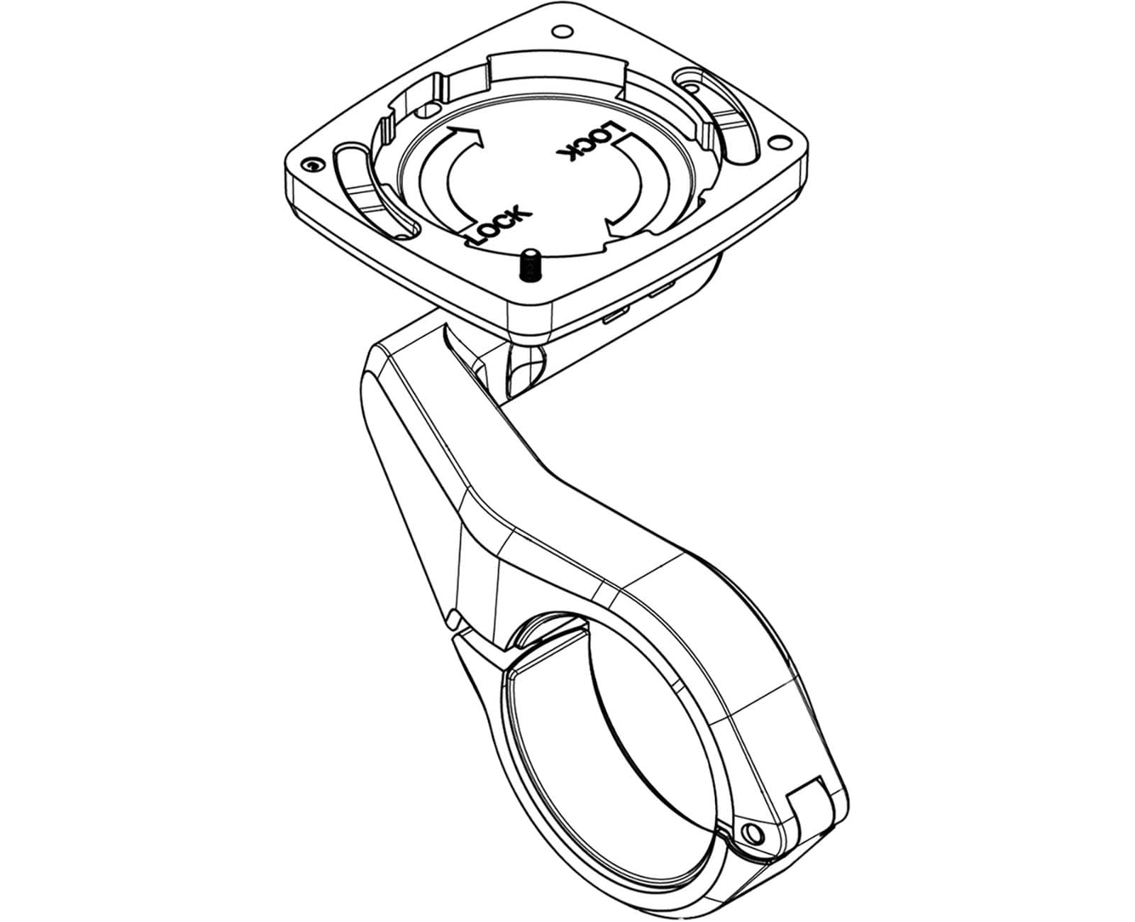 Bosch Supporto display Intuvia 100, 31,8 mm