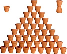 besttoyhome 48 Pcs Small Mini Clay Pots 2'' Terracotta Pot Clay Ceramic Pottery Planter Cactus Flower Pots Succulent Nursery Pots- Great Plants,Crafts,Wedding Favor - coolthings.us