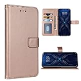 Compatible with Xiaomi Black Shark 4/4 Pro/4s Wallet Case and Leather Flip Card Holder Stand Cell Accessories Mobile Folio Purse Credit Phone Cover for BlackShark 4s Pro Women Men Rose Gold
