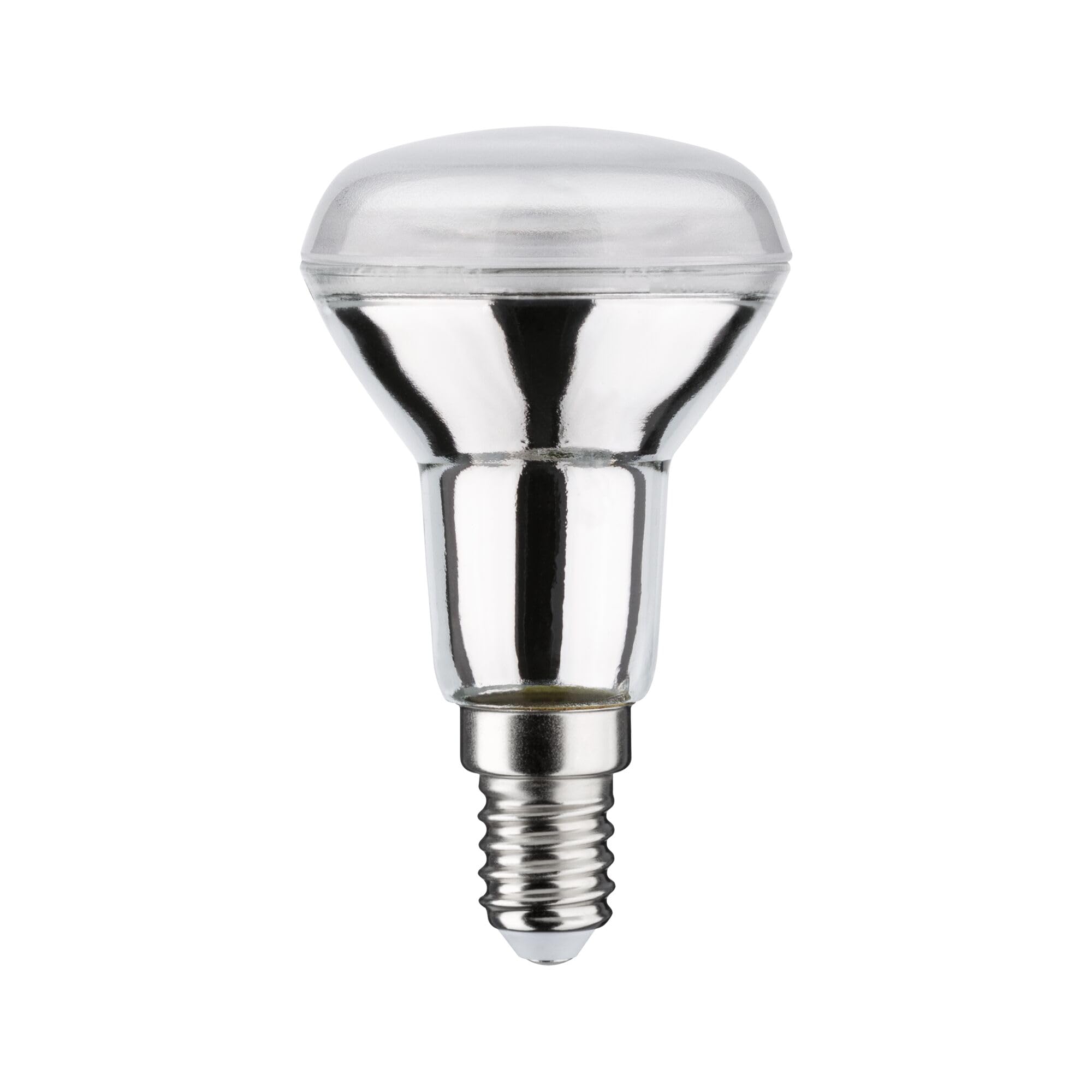 Paulmann 29057 Standard 230V LED Reflector R50 230V 5.8W 420lm dimmable 50 mm Silver Glass 2700K – Warm White E14
