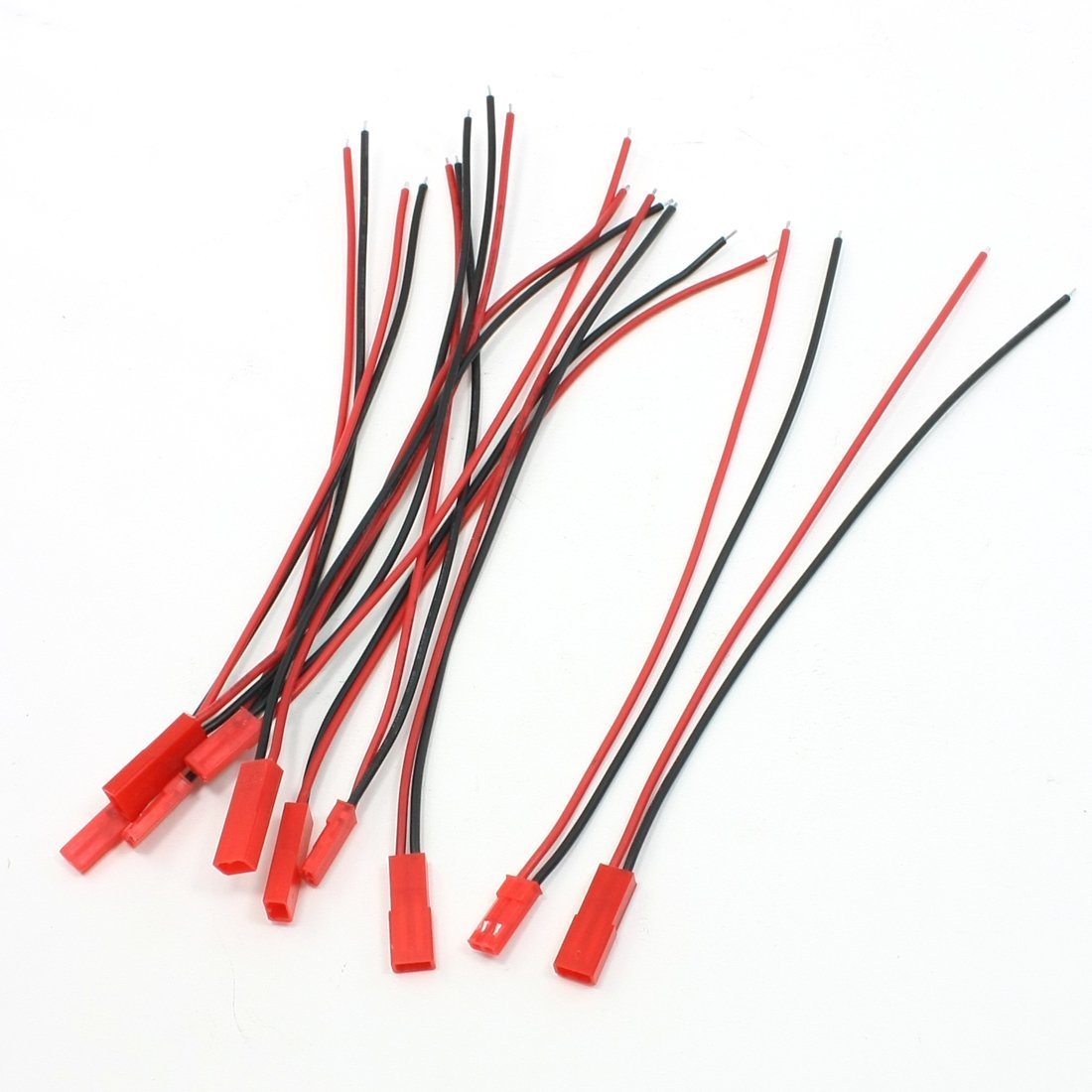 uxcell 5 Sets RC Electric Planes Male Female Cable Wire 22AWG 15cm 5.9