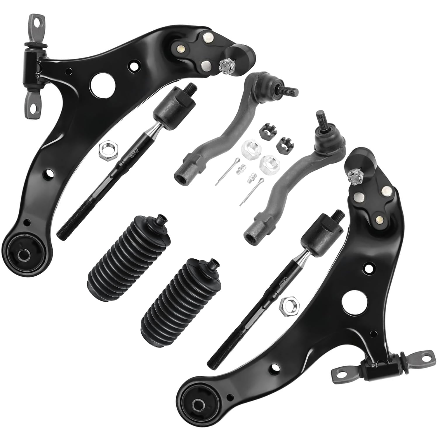 Detroit Axle - 8pc Front End Suspension Kit for 2002 2003 Toyota Camry