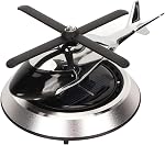 Car Air Freshener, Solar Energy Rotating Helicopter Diffuser, Al Alloy Car Aromatherapy Diffuser, Car Essential Oil Diffuser, Interior Decoration Accessories for Car, Home