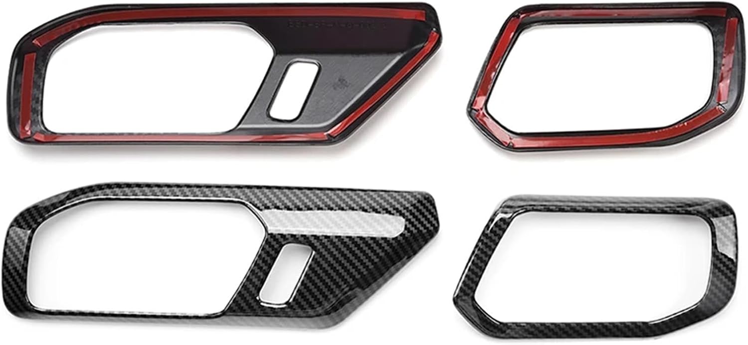 Inner Door Handle Panel Protective Sticker Cover Plate Kit Fit for Fords Broncos 2021 2022 4 Car Decor Accessories