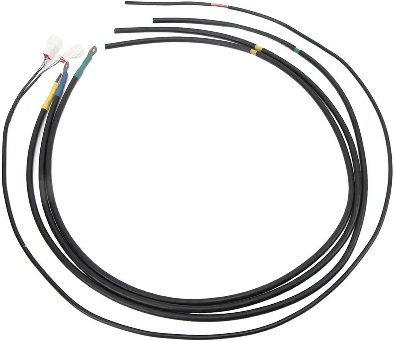 Motor Extension Cable, 4PCS 1.35m 16mm² Copper Wire Set, Electric Vehicle Power Cord, Universal Motorbike Connection Cable