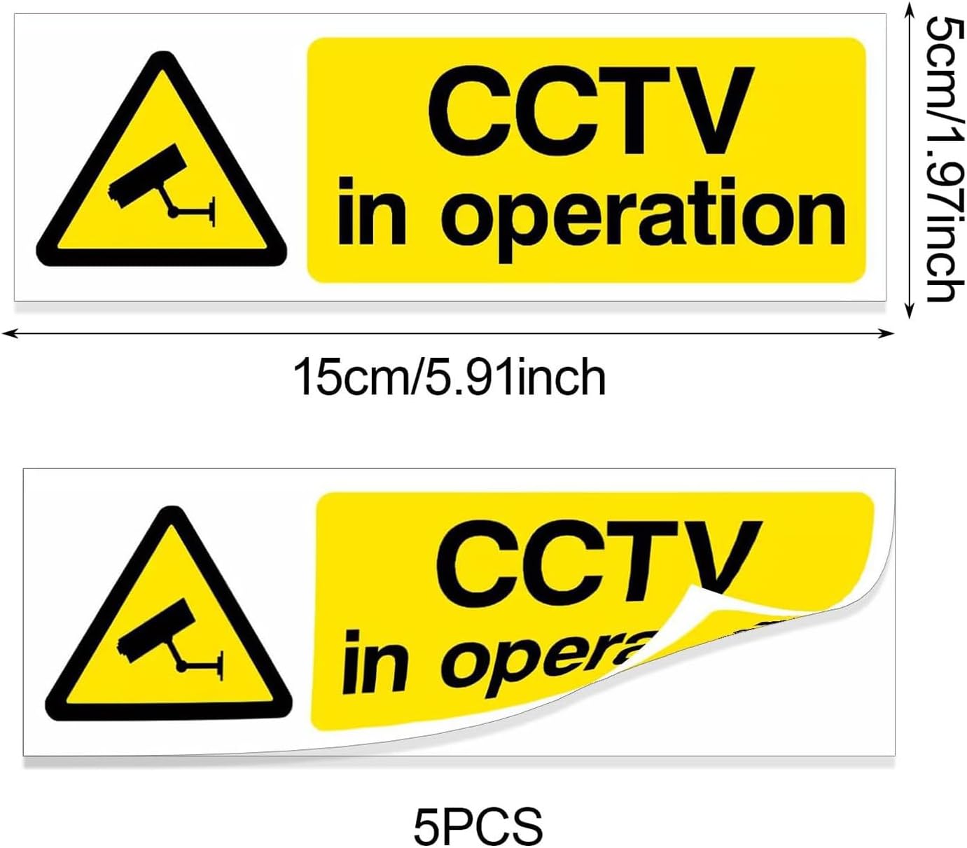 Warning Signs for Property 10 Pieces All-Weather Fade Resistant