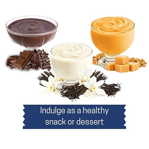 Miniatura 5 de Simple Mixes Paquete variado de pudín instantáneo, 2 de cada uno chocolate, vainilla y caramelo, paquete de 6