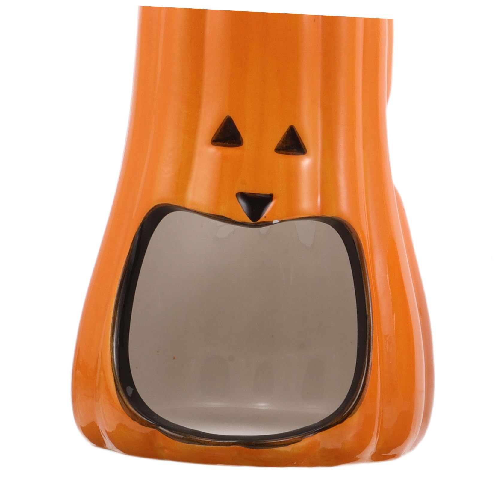 Toddmomy Support pour Distributeur Eau Céramique Forme de Citrouille Base Élargie Antichute Porte-Bouteille pour Hamsters Gerbilles Souris et Petits Rongeurs