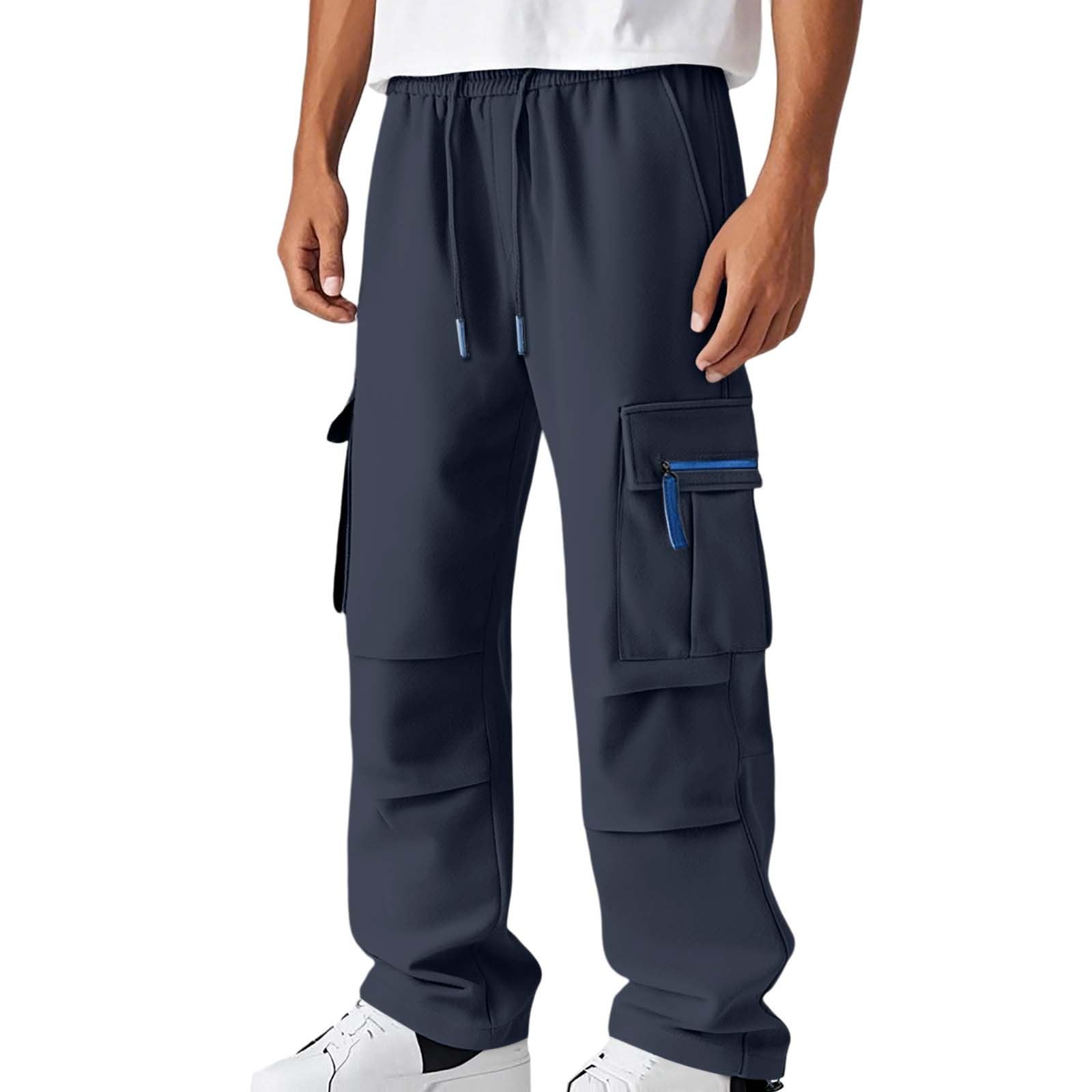 Trainingshose Herren Sporthose Lang Sweatpants Relaxed Jogginghose Weich Elastischer Bund Laufhose Atmungsaktiv Pants Loose Fit Locker Freizeithose Entspannte